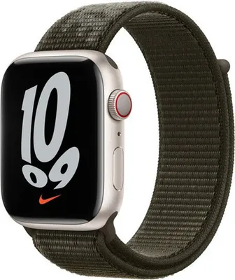 Image de Bracelet Apple Nike Sport Loop pour Apple Watch | 44/45/46/49 mm - Cargo Khaki