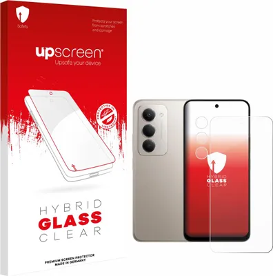 Produktbild von upscreen Schutzglas für Xiaomi Redmi 15 4G (Display+Kamera) Schutzfolie Panzer Folie Glas Display Schutz klar