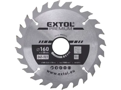 Obrázek produktu pro Kotouč pilový s SK plátky, 160x2,0x30mm, 24T, šířka SK plátků 2,8mm, SK