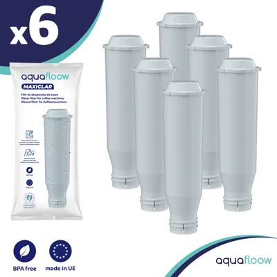 Produktbild von Vodný filter Aquafloow kompatibilný s Krups, vhodný pre mnohé modely Krups, Siemens, Bosch, AEG, Tefal, Neff, Gaggenau, balenie 6 kusov