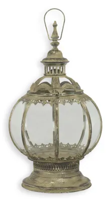 Produktbild von Windlicht Laterne Metall Replikat Retro Design Dekoration