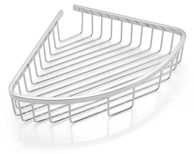 Produktbild von Duschablage Ecke Edelstahl 304 Chrom 200x200x60mm Rostfrei