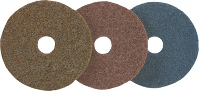 Produktbild von FORMAT Klett-Vliesscheibe 115mm sfein/blau, Material:nv, Körnung:sehr fein, Abmessung:nv, Schliffbild:nv, Ø:115 mm, VE:nv, Härte:nv