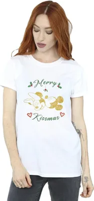 Produktbild von Disney - "Merry Kissmas" T-Shirt für Damen BI38723 (XL) (Weiß)