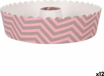 Immagine prodotto di Stampo da forno rosa 22 x 6 cm 3 pezzi