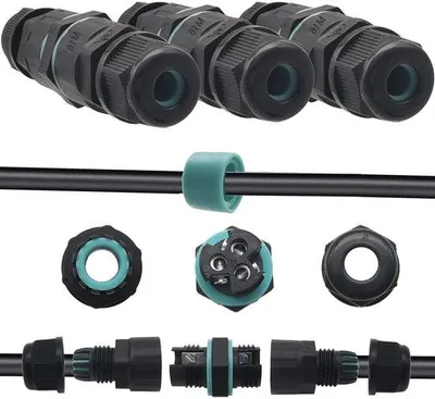Image de Raccord étanche à 2/3 voies, Ø 3-6 mm (3 pièces), extérieur