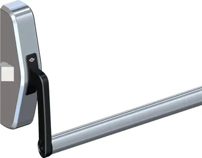 Produktbild von Panikstange - 89 Design -3 Punkte - oben und unten - Silber - JPM - 89D300-21-2A