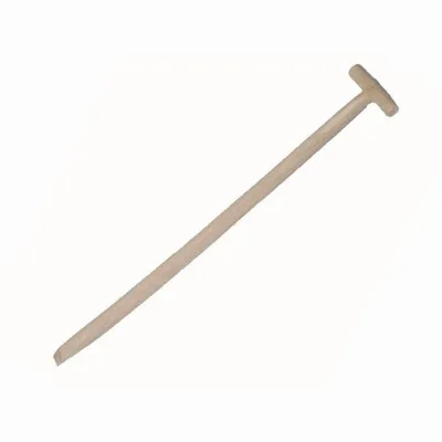 Image de Ammerland 101-10 Manche de bêche 110 cm, bois de frêne, poignée en T, courbé, naturel (1 pièce)