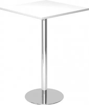 Produktbild von BISTRO H88Q C - System Konferenztisch Weiß 80 x 80 Chrom