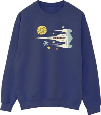 Produktbild von Star Wars - "The Mandalorian" Sweatshirt für Damen BI39763 (S) (Marineblau)