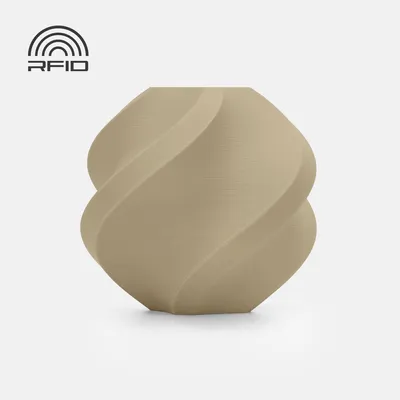 Produktbild von BambuLab PLA Matte Filament mit Spule 1kg Refill Wüstenbraun (11401)