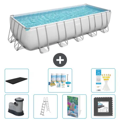 Produktbild von Bestway Power Steel Rechteckig - 640x274x132 cm - 8-teilig  S581