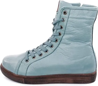 Immagine prodotto di Andrea Conti donna stivaletti stringati in pelle liscia blu misura: 38