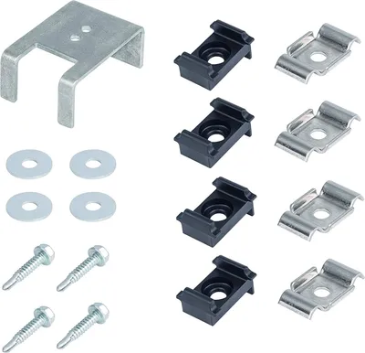 Produktbild von Alberts Umbau-Set Eckbert  672997 | von Zaunpfosten zu Eckpfosten | Kunststoff, schwarz