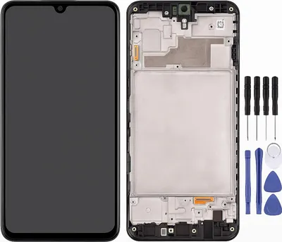 Obrázok produktu pre Samsung LCD displej s rámom pre Galaxy A22 GH82-25944A Náhradný diel čierny