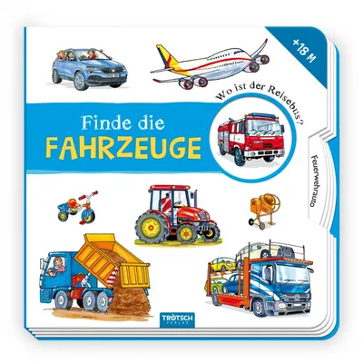 Produktbild von Trötsch Pappbilderbuch Finde die Fahrzeuge