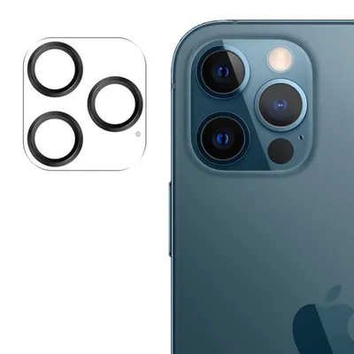 Produktbild von Joyroom Kameraschutzglas für iPhone 12 Pro - Schwarz KP14022