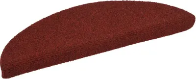 Immagine prodotto di Tappetini per scale autoadesivi 30 pz 56x17x3 cm Bordeaux Rosso Semicircolari