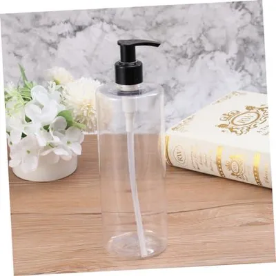 Produktbild von Nachfüllbare Lotionflaschen aus Kunststoff als Seifen- und Shampoobehälter, 500 ml, 4 Stück, wiederverwendbare Pumpflaschen für Camping und Reisen