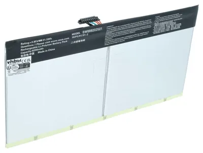 Produktbild von vhbw Akku kompatibel mit Asus Transformer Mini T101HA-GR050T, T101HA-GR044T, T101HA-GR045T, T101HA-GR049T Tablet Pad (8200 mAh, 3,85 V, Li-Polymer)