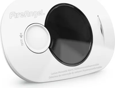 Produktbild von Fire Angel Digitaler Kohlenmonoxidmelder mit Integrierter 10 Jahres Batterie - FA3322 Luftfeuchtigkeits, Temperatur- und CO-Melder - Tragbar