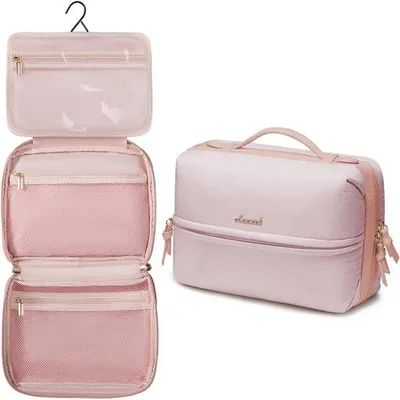 Immagine prodotto di Borsa da viaggio per cosmetici, grande, impermeabile, per il trucco, da donna