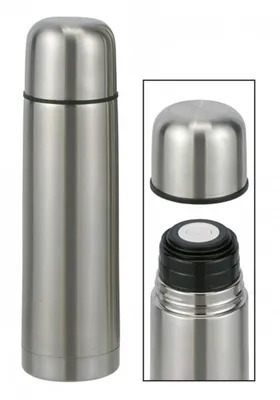 Produktbild von Edelstahl Isolierflasche Thermosflasche Thermoskanne 1,0 Liter