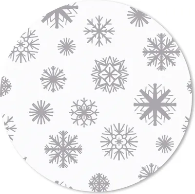 Produktbild von MuchoWow® Mauspad Mousepad Schneeflocke - Design - Winter 20x20 cm - Mousepads - Maus Mat - Pad - Mausunterlage - Schreibtischmatte