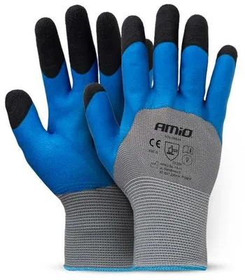 Produktbild von Latex-beschichtete Arbeitshandschuhe Größe 9 04644