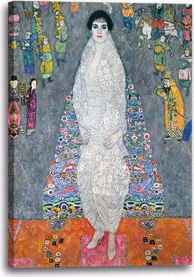 Produktbild von Leinwandbild (60x80cm): Gustav Klimt - Elisabeth Lederer (1914/1916), echter Holz-Keilrahmen inkl. Aufhänger, handgefertigt in Deutschland