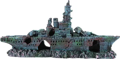 Produktbild von Bootsornament, ungiftiges Aquariumdekor, langlebige Simulation von Salzwasser für Aquarien