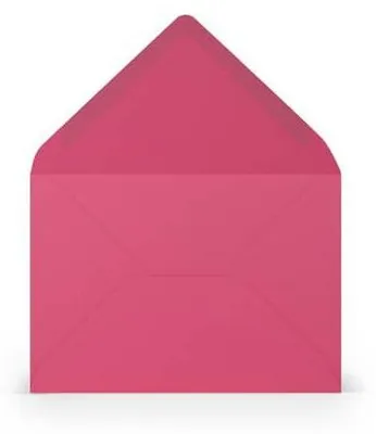 Produktbild von Briefumschläge C6, 80 g/m², nassklebend, fensterlos, 5 Stück, pink