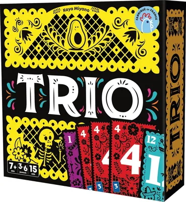 Immagine prodotto di Asmodee Trio, Gioco di carte, Deduzione, 7 anni, Gioco per famiglie