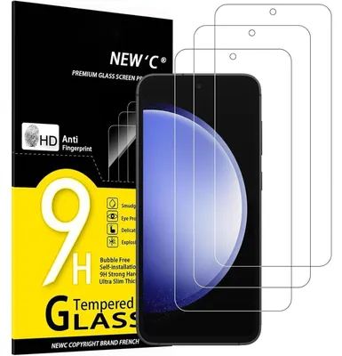 Produktbild von Panzerglas für Samsung Galaxy S23 FE 5G 3 Stück 9H Härte HD Displayschutzfolie 0.33mm Ultra-klar