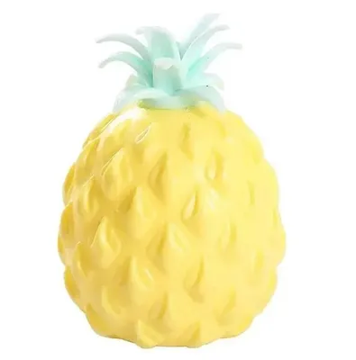 Produktbild von Premium-Ananas-Quetschball, Stressball-Squishy, Slow-Rising-Ananas-Fidget, virales Spielzeug - Gelb