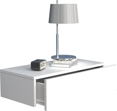 Produktbild von Holz Wand Hänge Nachttisch Usal M 60 cm