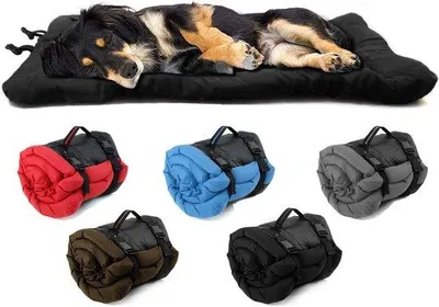 Image de Lit pour chien imperméable 90 x 60 cm, antidérapant, pour l'extérieur