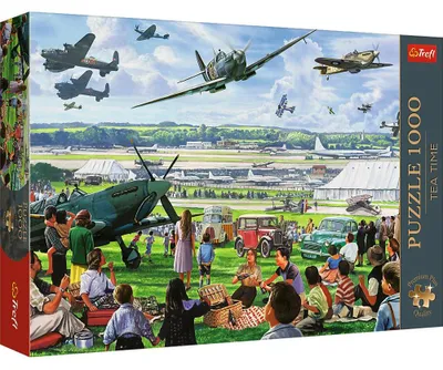 Produktbild von Trefl Puzzle Tea Time Air Show 1000 Teile  Nostalgie