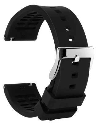 Imagen del producto de Correa de reloj de silicona, 21 mm, resistente al agua, para relojes militares
