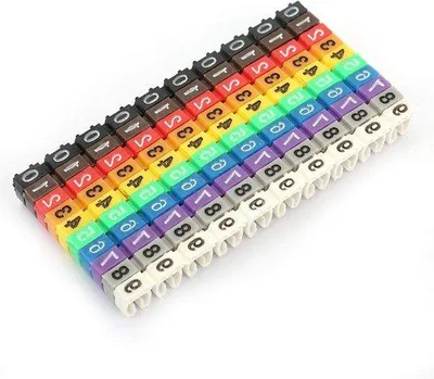 Produktbild von Kabelmarkierungsbuis 2,5mm vierkant 100er Pack