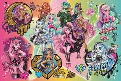 Zdjęcie produktu dla Puzzle TREFL Monster High: Zombie na szczycie 300 elementów