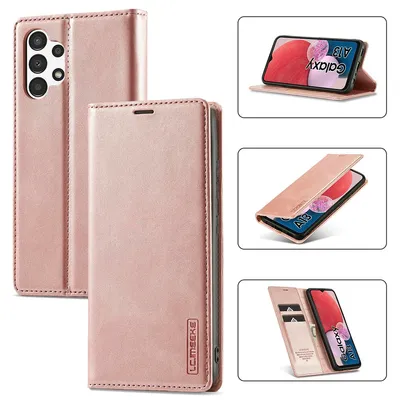 Produktbild von Galaxy A13 5G Hülle, Standfunktion Kartenfach Wallet Leder Schutzhülle für Samsung Galaxy A13 5G Pink