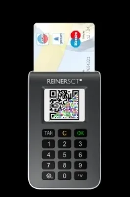 Produktbild von REINER SCT tanJack photo QR I Chip chipTAN-Tan Generator für Online Banking