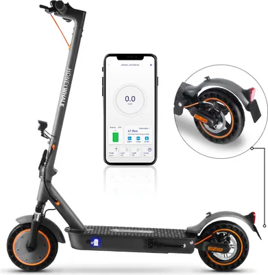 Produktbild von 10 ZOLL Elektro Scooter mit Straßenzulassung ABE E-Scooter 20 km/h 10ah Aluminium Elektroroller eKFV Zulassung Faltbar Roller EScooter - schwarz
