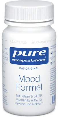 Produktbild von Pure Encapsulations Mood Formel Kapseln mit Safran & 5-HTP für Psyche und Nerven, 30 St. Kapseln