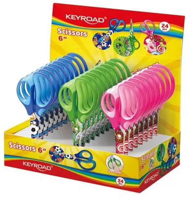 Produktbild von Schulschere Tatto soft 15cm (24Stk)