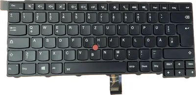 Image de FRANÇAIS - Clavier avec trackpoint , éclairage compatible avec LENOVO ThinkPad L440 (20ASS1X900)