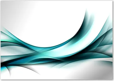 Produktbild von Tulup® Leinwandbild - 100x70 cm - Wandkunst - Drucke auf Leinwand - Leinwanddruck  - Kunst: modern & klassisch - Blau - Abstrakte Wellen