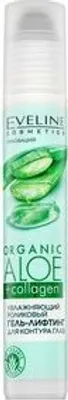 Obrázok produktu pre Eveline Cosmetics Organic Aloe + Collagen Nawilżający roll-on modelujący kontur oczu, 15 ml