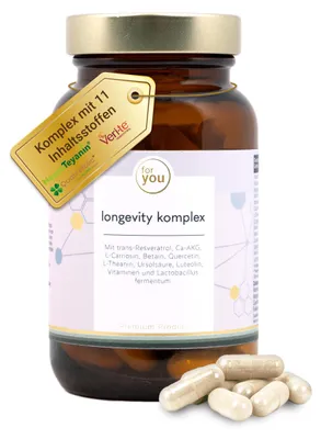 Produktbild von for you longevity komplex